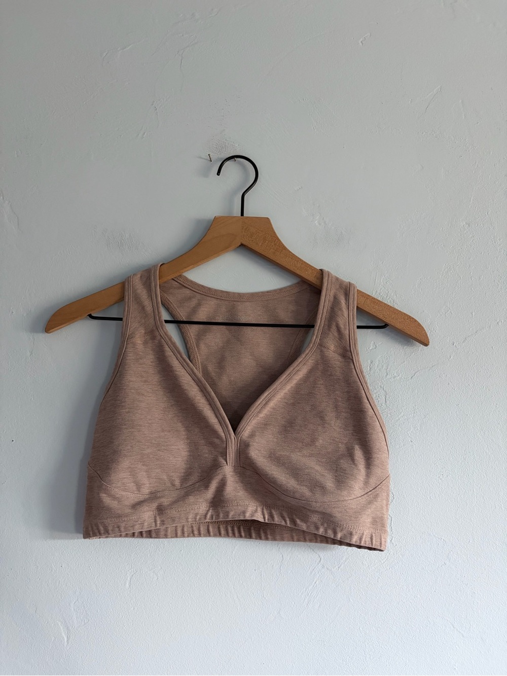 Beyond Yoga Spacedye Lift Your Spirits Sports Bra Tan